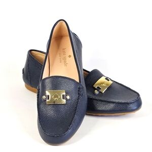 Kate Spade Carmen Loafters Navy Sz 9B New No Tags No Box